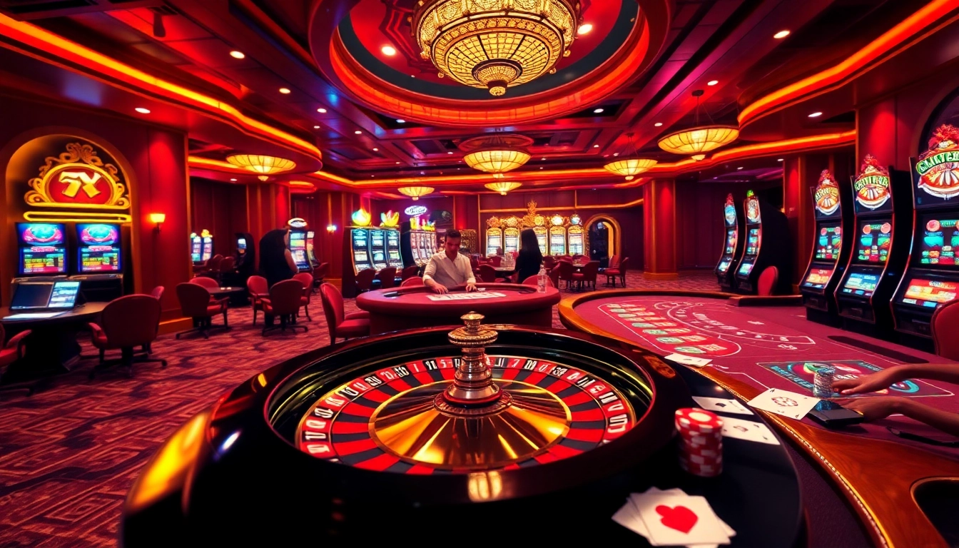 Experience thrilling bets and luxury at https://s8net.com/ with a vibrant casino scene capturing excitement.